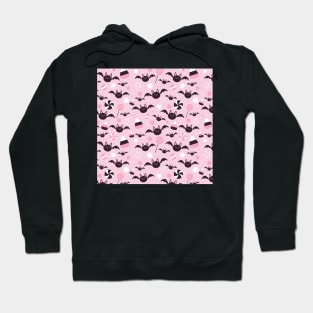 Kawaii Bats and Candy Pattern Hoodie